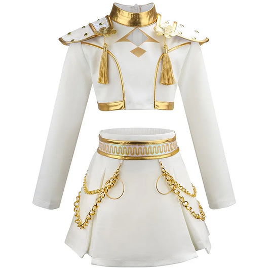 New K-POP Girls Sets 2026 New Fashion Children Suits Kids Jackets Pants Outfits Teenager Casual Spring Clothing 4-12 Years Old